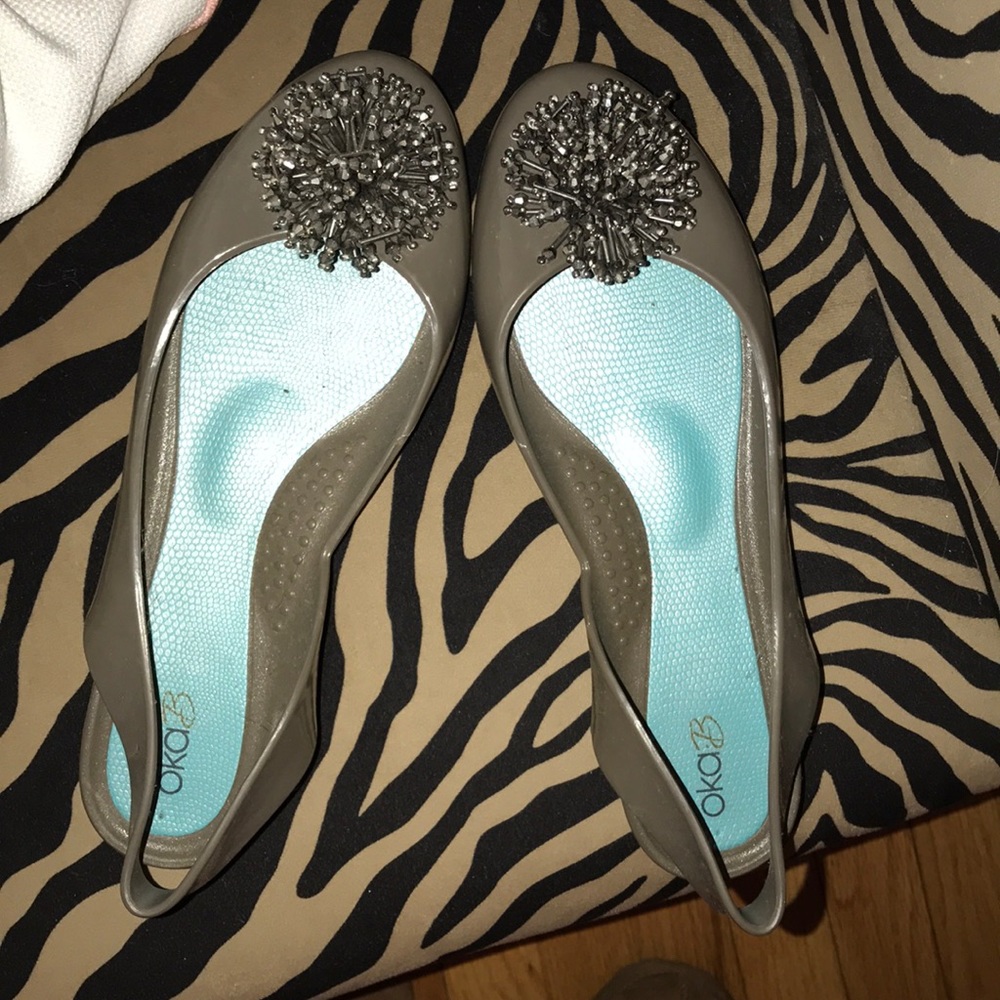 Oka B Jelly shoes size 8